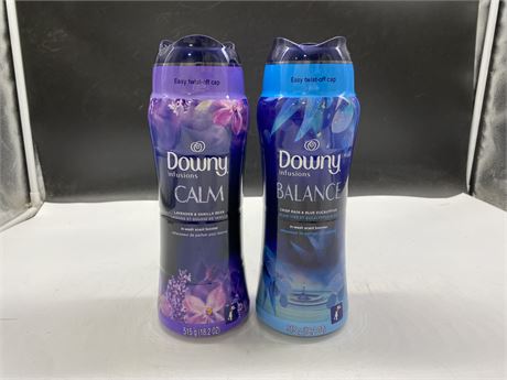 SEALED 2 BOTTLES OF DOWNY INFUSIONS SCENT BOOSTERS