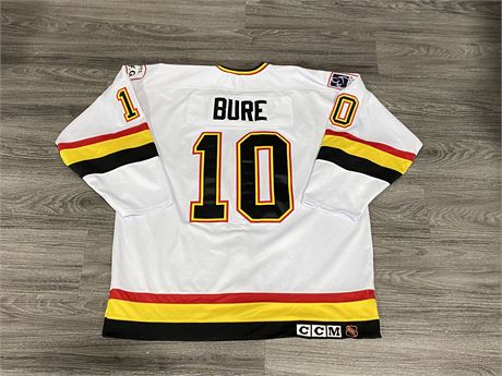 1994 WESTERN CONFERENCE CHAMPIONS VANCOUVER CANUCKS BURE JERSEY - SIZE 54