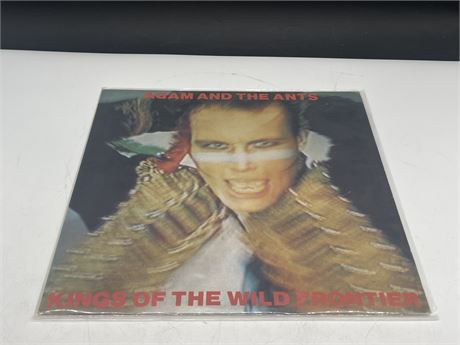 ADAM AND THE ANTS - KINGS OF THE WILD FRONTIER - VG (SLIGHTLY SCRATCHED)