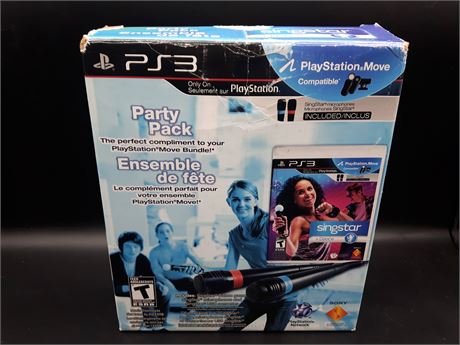 SINGSTAR PARTY PACK - VERY GOOD CONDITION - PS3