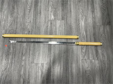 SAMURAI STYLE SWORD IN SCABBARD 42”