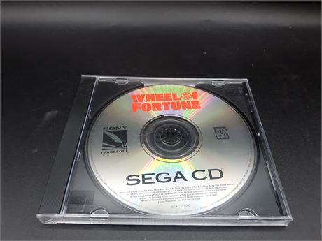 WHEEL OF FORTUNE -(DISC ONLY) VERY GOOD CONDITION - SEGA CD
