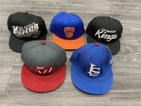 5 MISC. SPORTS HATS