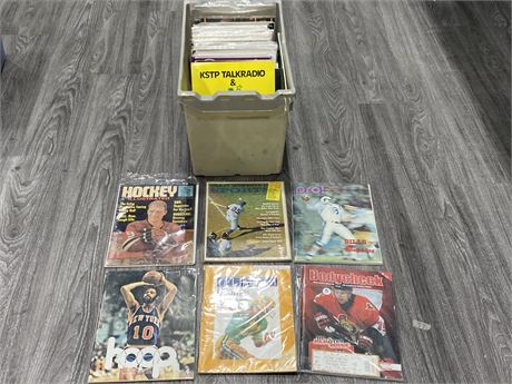 BOX OF MOSTLY VINTAGE SPORT MAGS