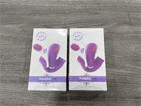 2 NEW NAUGHTY CAT ADULT TOYS