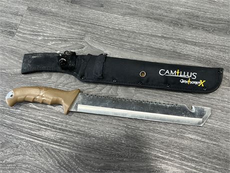 CAMILLUS KNIFE W/SHEATH (18”)