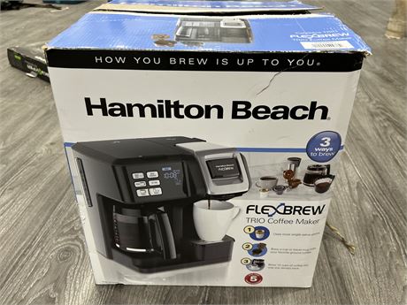 HAMILTON BEACH TRIO COFFEE MAKER