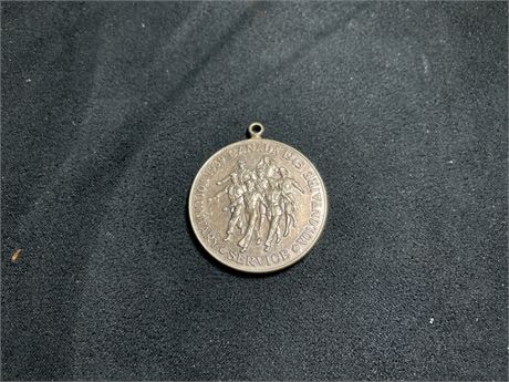 1939-45 CANADIAN VOLUNTARY SERVICE MEDAL (925 STERLING)