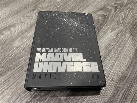 THE OFFICIAL HANDBOOK OF THE MARVEL UNIVERSE MASTER EDITION
