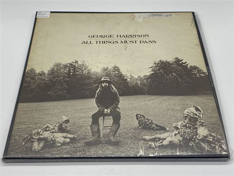 GEORGE HARRISON - ALL THINGS MUST PASS BOX SET - VG (slightly scratched)