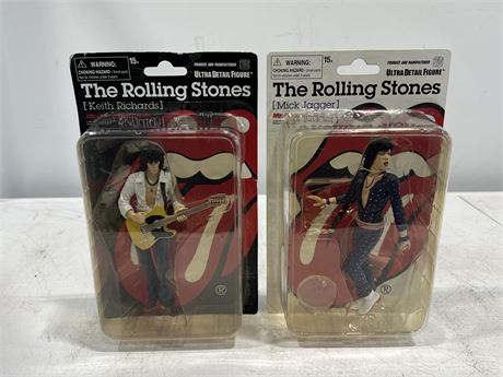 ROLLING STONES MICK JAGGER & KEITH RICHARDS FIGURES - 2008