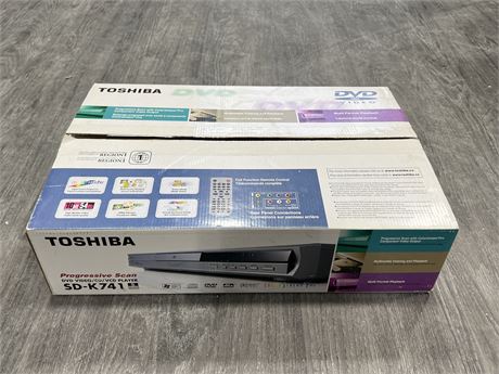 NEW IN BOX TOSHIBA DVD VIDEO, CD, VCD PLAYER