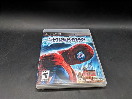 SPIDERMAN EDGE OF TIME - CIB - VERY GOOD CONDITION - PS3