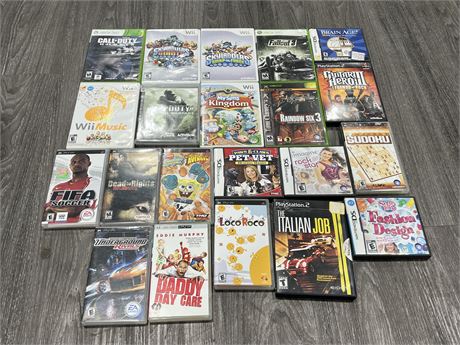 LOT OF MISC VIDEO GAMES