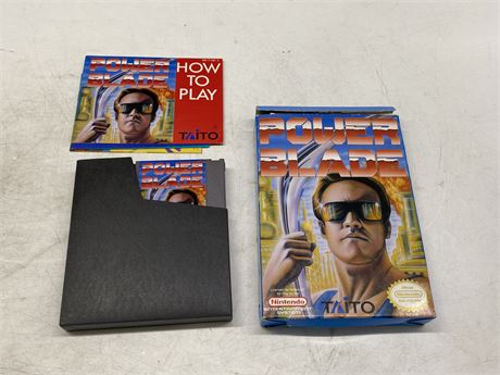 POWER BLADE - NES - COMPLETE W/ BOX & MANUAL