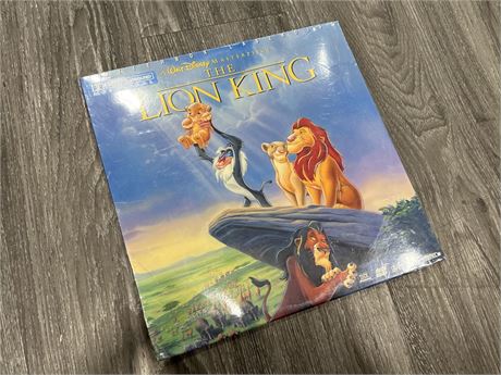 SEALED LION KING LETTERBOX LASERDISC