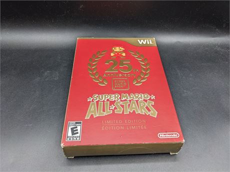 SEALED - SUPER MARIO ALL STARS - 25TH ANNIVERSARY LIMITED EDITION - WII