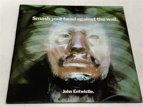 RARE - JOHN ENTWISTLE - SMASH YOUR HEAD AGAINST THE WALL - GATEFOLD NEAR MINT