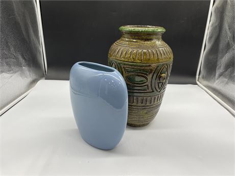 2 MCM VASES - INCLUDING ONE FROM WILLIAM ALEXANDER COLLECTION - 12” TALL