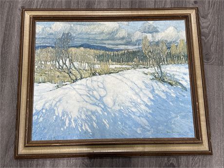 TOM THOMSON GROUP OF 7 PRINT OF CANVAS
