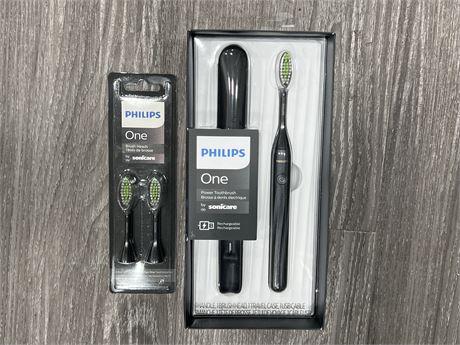 NEW PHILIPS ONE POWER TOOTH BRUSH & EXTRA HEADS