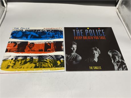2 POLICE RECORDS - NEAR MINT (NM)