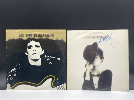 2 LOU REED RECORDS - VG+