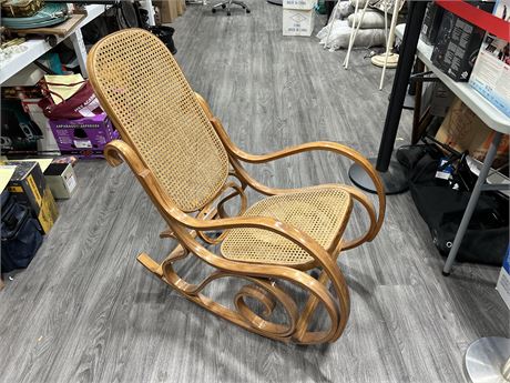 THURN STYLE BENT WOOD ROCKING CHAIR