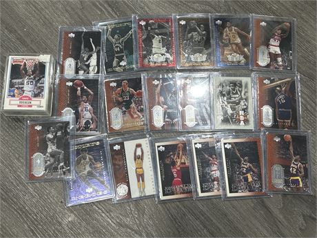 APPROX. 50 DAVID ROBINSON ROOKIE CARDS & 19 NBA STARS/HOF CARDS