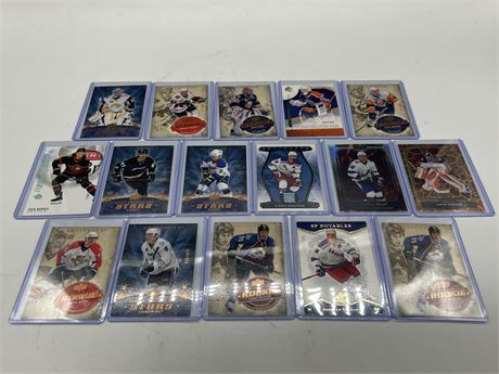 11 NUMBERED NHL CARDS