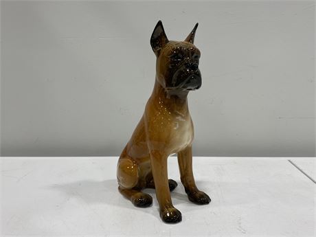 LARGE RARE GOEBEL BOXER DOG FIGURE (13.5” tall)