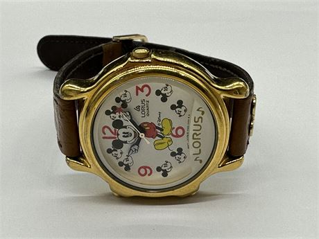 Lorus musical mickey sale mouse watch