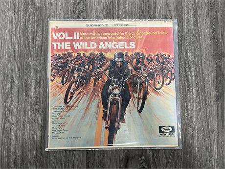 VINTAGE THE WILD ANGELS VOL.2 SOUNDTRACK RECORD - VG+