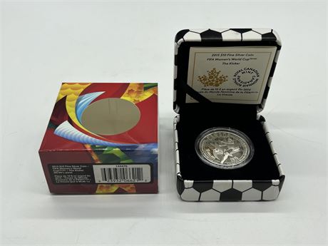 RCM 2015 $10 FINE SILVER WORLD CUP COIN