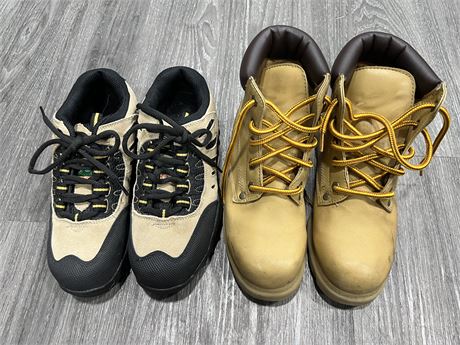 2 PAIRS OF WOMENS BOOTS