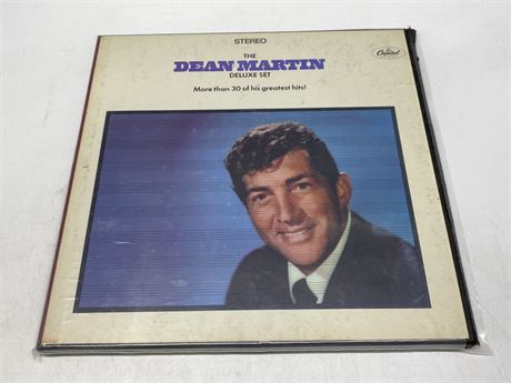THE DEAN MARTIN DELUXE SET 4LP - VG (Slightly scratched)