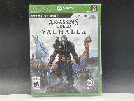 SEALED - ASSASSIN’S CREED VALHALLA - XBOX SERIES X / XBOX ONE