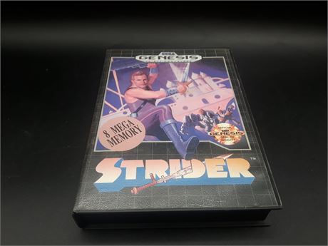 STRIDER - WITH ORIGINAL BOX - SEGA GENESIS