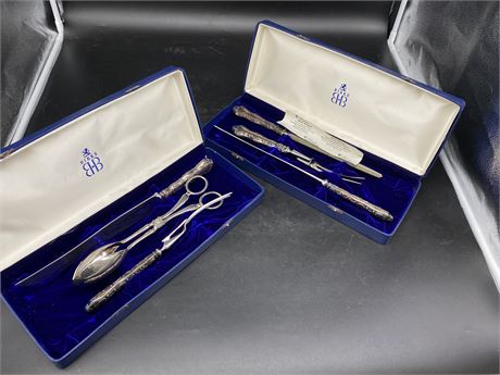 2 STAINLESS BIRKS SETS