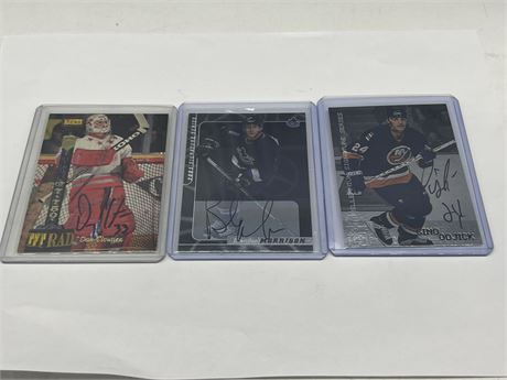 3 EX-CANUCK AUTO CARDS