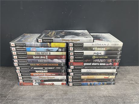 LOT OF PS2 GAMES