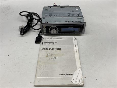 PIONEER DEH-P49001B CD RECEIVER DECK - COMPLETE