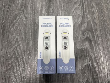 2 NEW DUAL MODE THERMOMETERS
