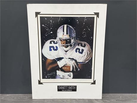 EMMIT SMITH PRINT SIGNED BY THE ARTIST, MATTED (16”X26”)