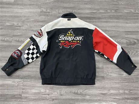 EMBROIDERED SNAP-ON RACING JACKET - SIZE L