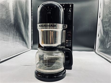 KITCHEN AID POUR OVER COFFEE BREWER ONXY BLACK (WORKING) (RKCM0802OB)