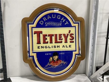 TETLEY’S ENGLISH ALE SIGN (24”x29”)