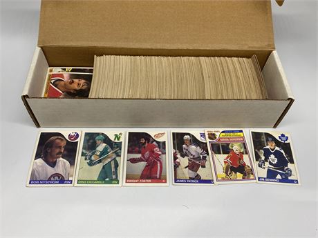 BOX OF 1985/86 NHL OPC CARDS