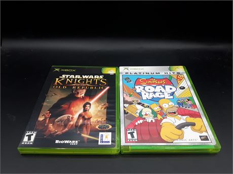 COLLECTION OF GAMES (ORIGINAL XBOX) VERY GOOD CONDITION