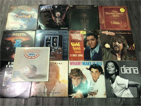 13 MISC RECORDS (MOSTLY SCRATCHED)